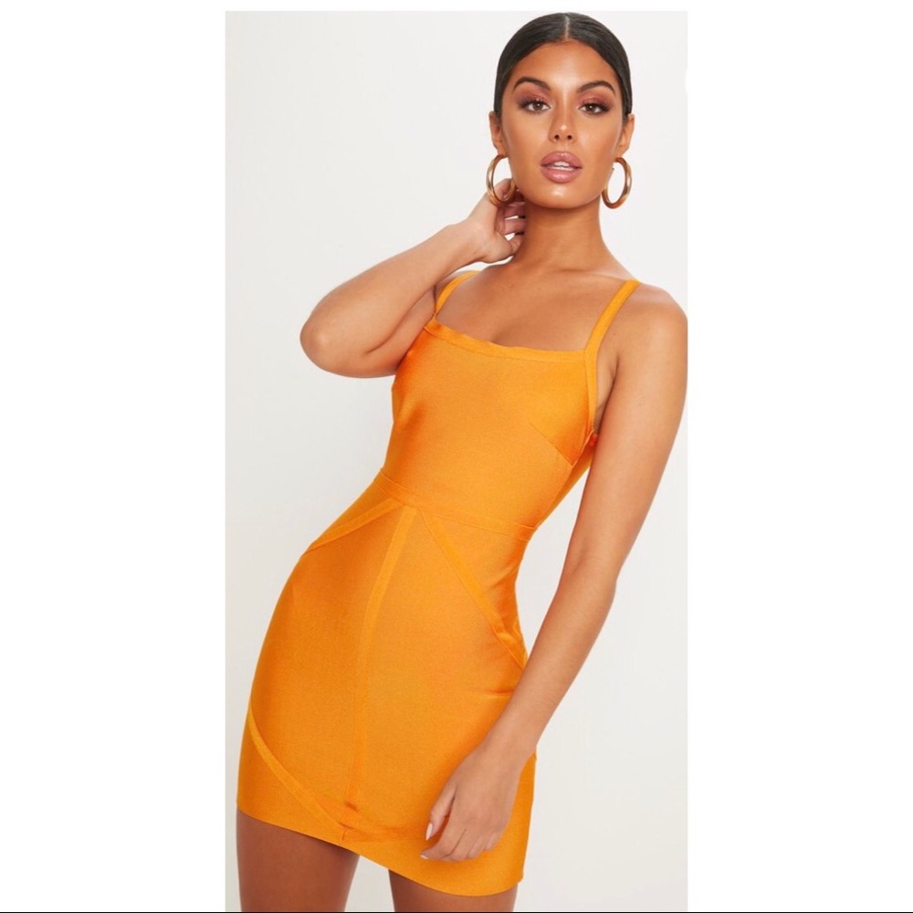Orange 🍊 Bodycon Dress